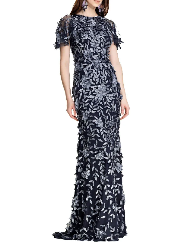 Sale Event Womens Embellished Maxi Evening Dress