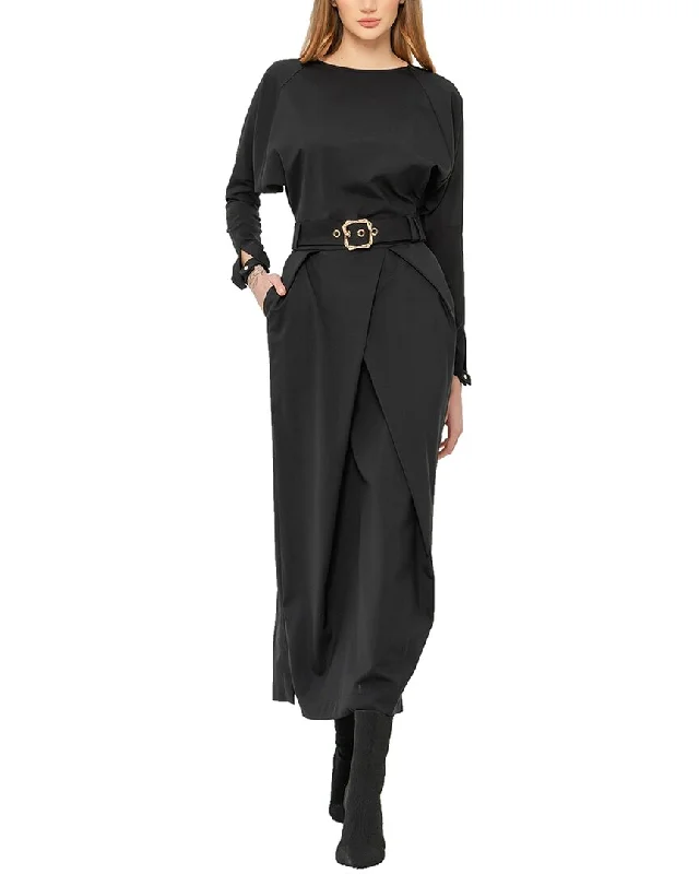 While Supplies Last BGL Wool-Blend Midi Dress
