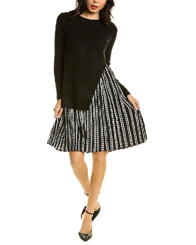 Buy More, Save More Gracia Mixed Media Mini Dress