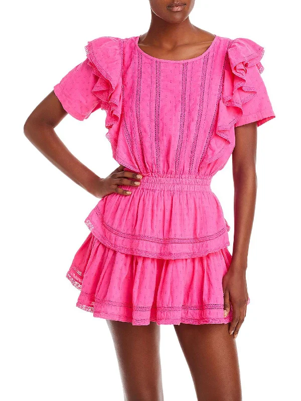 Deal of the Week Natasha Womens Cotton Short Mini Dress