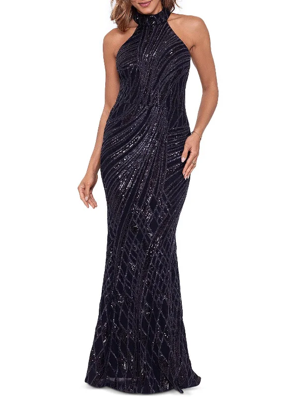 Massive Deals Womens Nylo Long Evening Dress