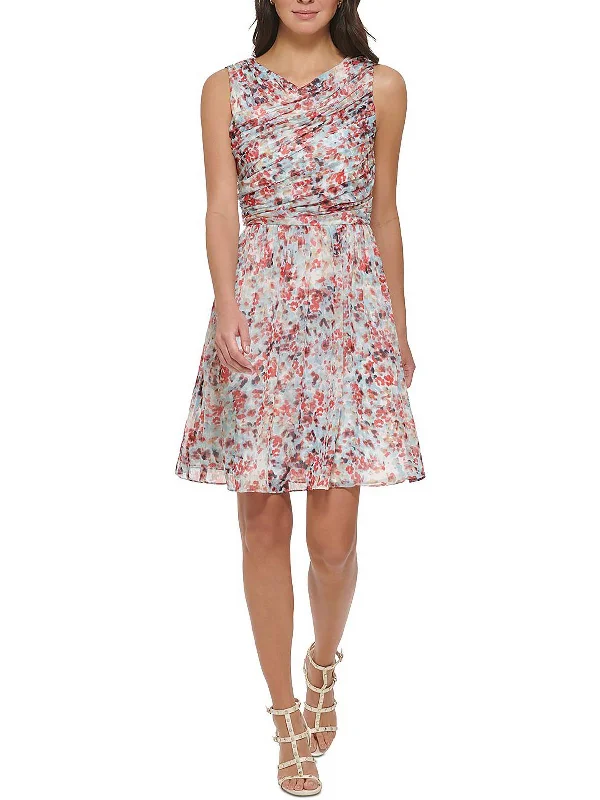 Price Slash Womens Party Mini Fit & Flare Dress