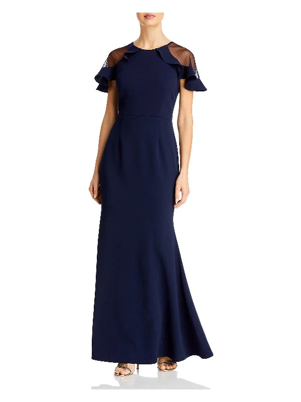 Shop and Save Womens Mush Flutter Sleeve Maxi Dress