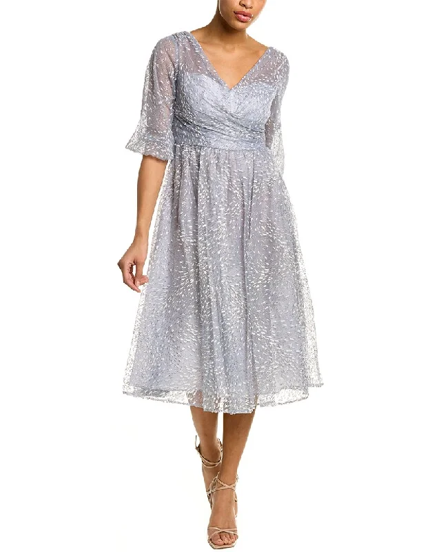 Big Discounts Adrianna Papell Shimmering A-Line Dress