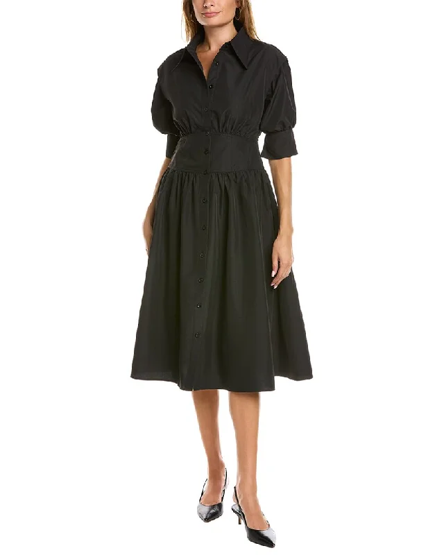 Instant Discount Gracia Gathered A-Line Dress