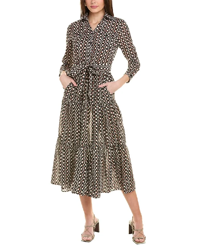 One-DAY Sale Gracia Belted Midi Shirtdress