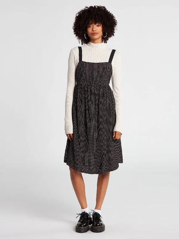 Price Rollback Call In Slick Midi Dress - Dot
