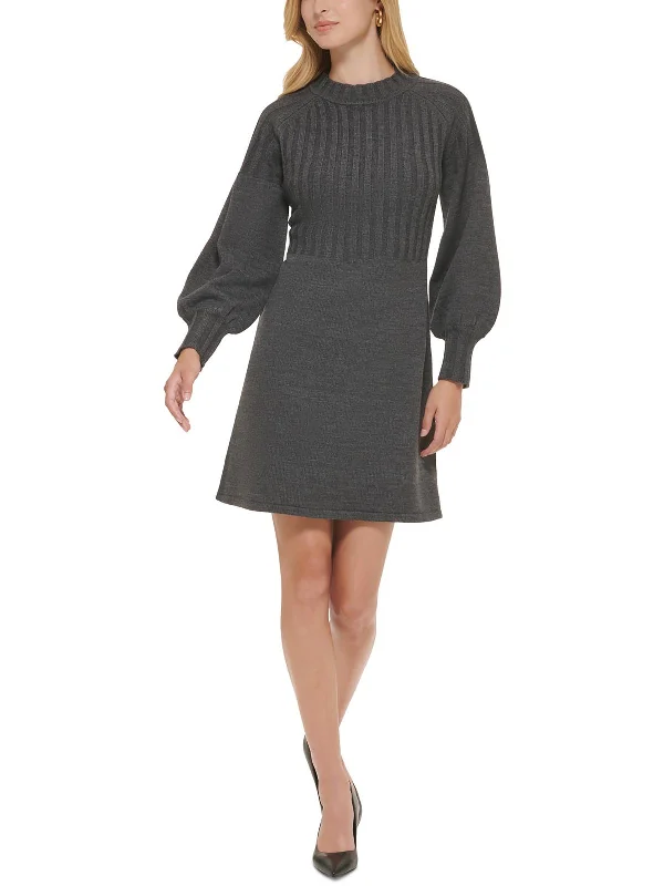Blowout Deals Womens Knit Midi Sweaterdress