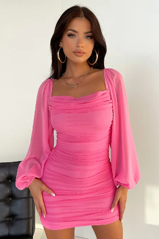 Stock Up and Save Octavia Dress - Pink