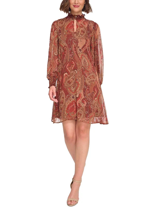 Great Bargains Womens Paisley Short Shift Dress