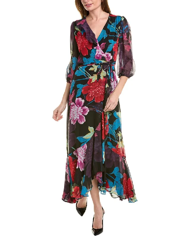 TIME-Limited Offer Maison Tara Chiffon Midi Dress