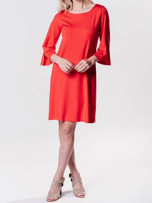 Exclusive Deal Isabel Dress in Persimmon