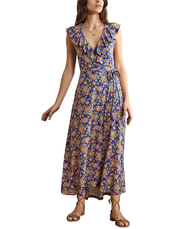 Special Offer Boden Saskia Wrap Jersey Maxi Dress