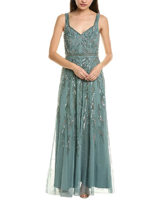 Best Bargains Aidan Mattox Beaded Gown