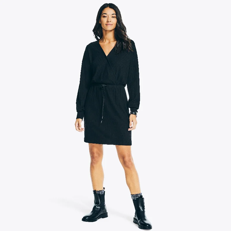 Price Cut Nautica Womens Knit Wrap Dress
