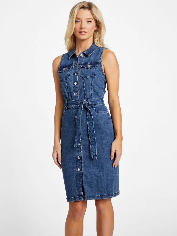 Factory Direct Sale Eco Misha Denim Dress