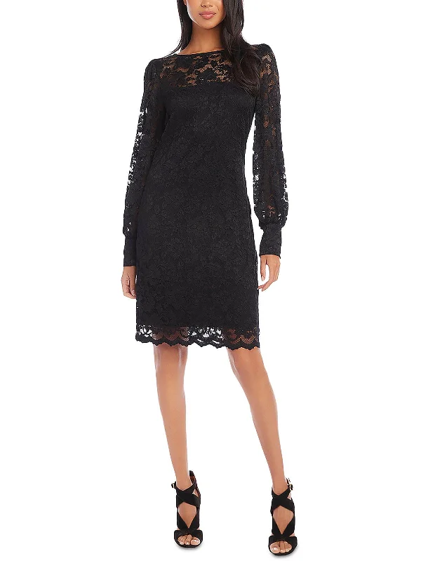 Huge Discounts All That Shines Womens Lace Mini Sheath Dress