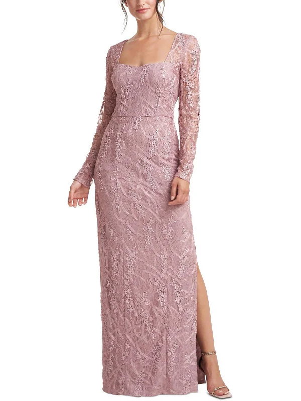 Today’s Special Womens Lace Embroidered Evening Dress