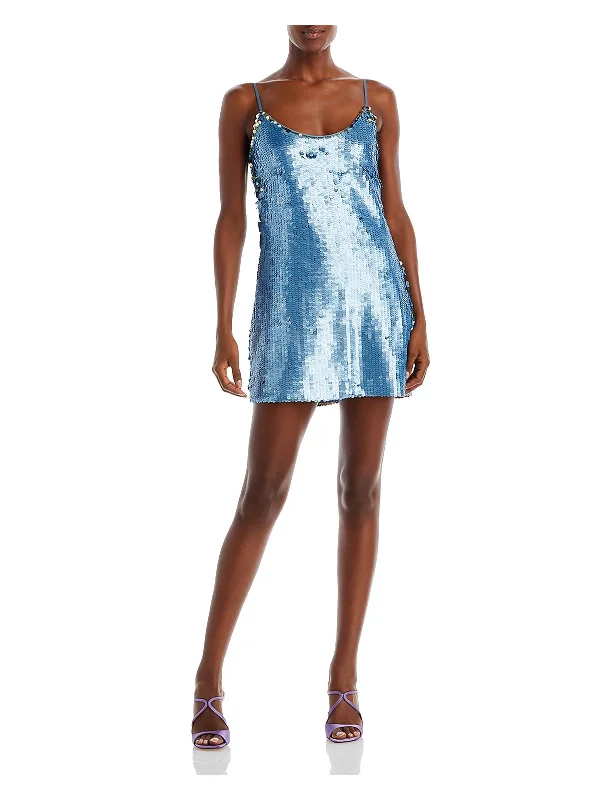 Price Drop Alert Kiana Womens Pailettes Mini Cocktail And Party Dress