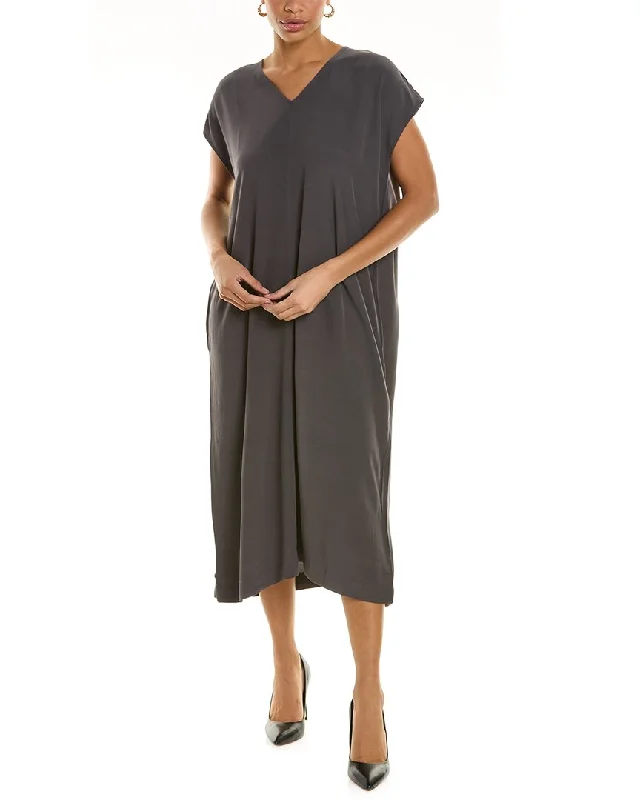 Last Chance EILEEN FISHER V-Neck Maxi Dress