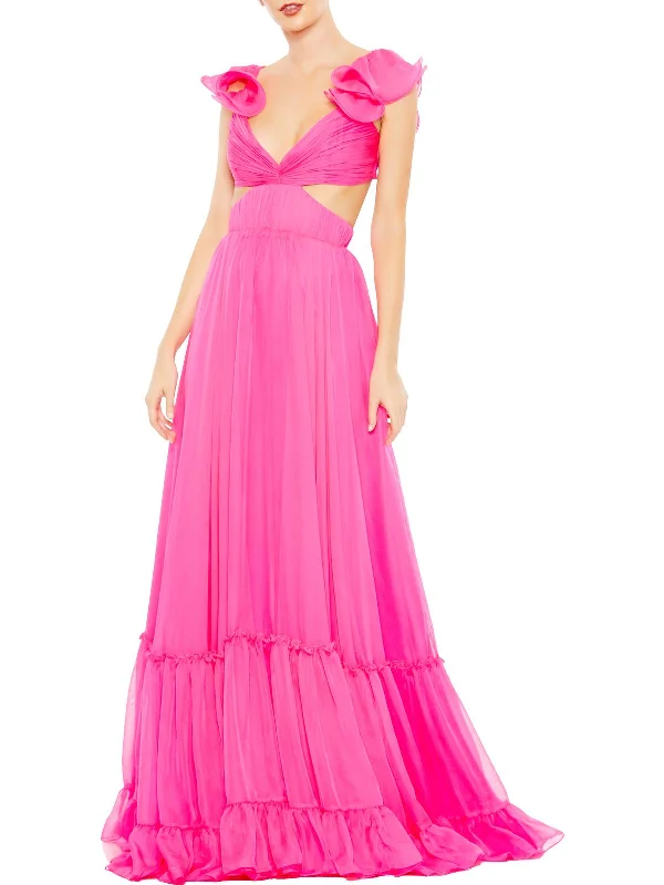 YEAR-End Sale Womens Open Back Maxi Evening Dress