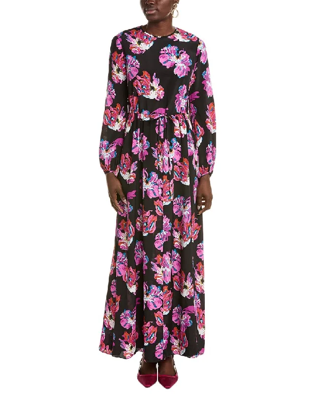 Epic Deals Diane von Furstenberg Sydney Silk-Blend Maxi Dress