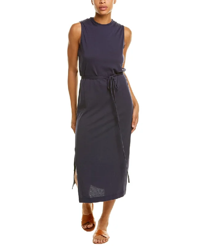 Deal Explosion Vince Side Slit Midi Dress