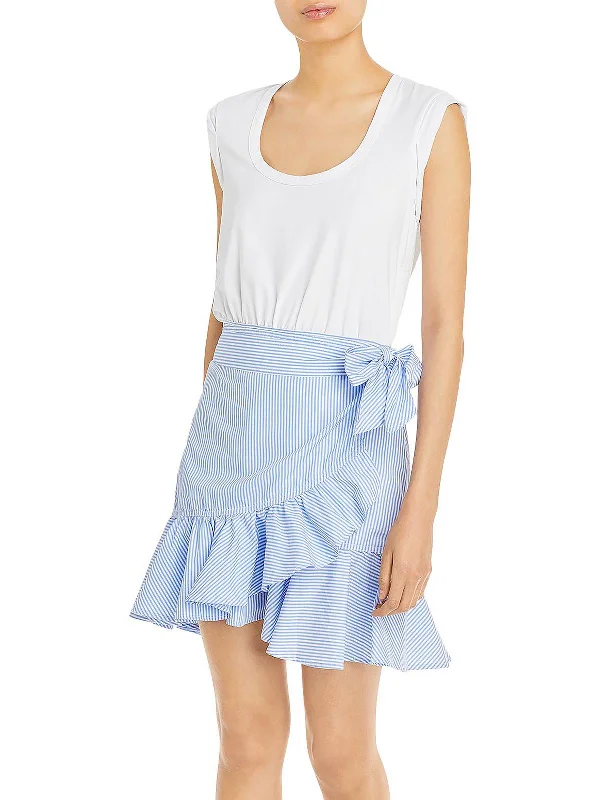 YEAR-End Clearance Addyson Womens Belted Midi T-Shirt Dress