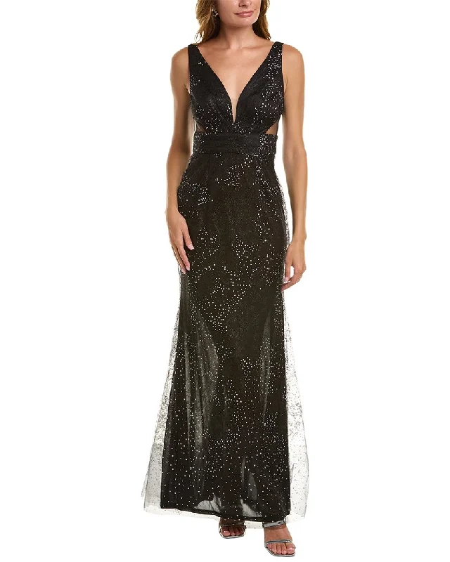 Value Deals Marchesa Notte Glitter Gown
