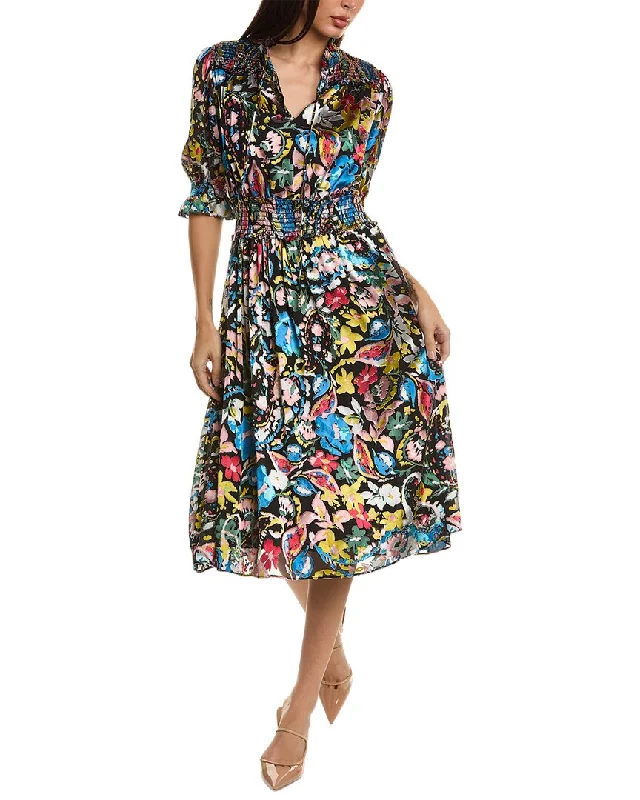 Can't Miss Elie Tahari The Althea Silk-Blend Dress