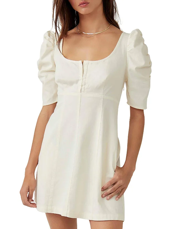 Best Seller Womens Daytime Denim Mini Dress