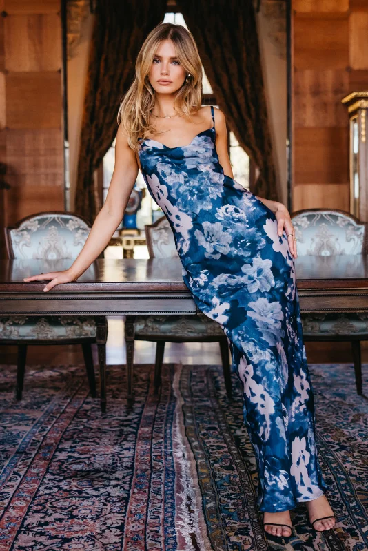 Blowout Sale Samantha Maxi Dress Satin - Palisades