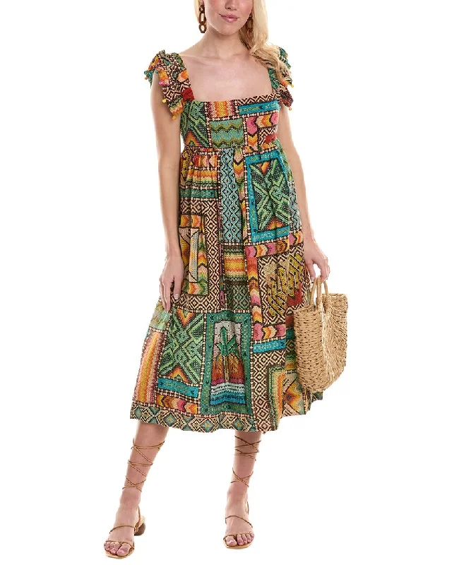 Closeout FARM Rio Fresh Forest Scarf Mini Dress