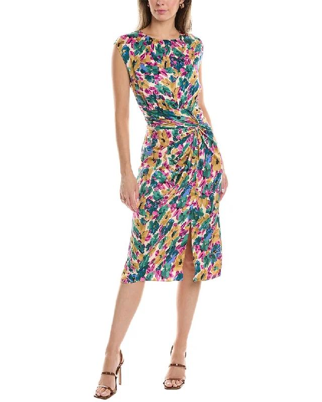 Special Discount Maggy London Draped Midi Dress