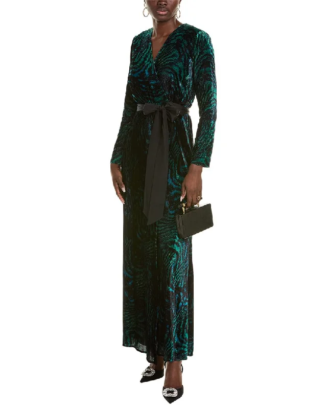 Quick Sale Diane von Furstenberg Jareth Velvet Wrap Dress