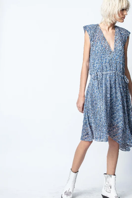 Online Only Rozane Velours Dress