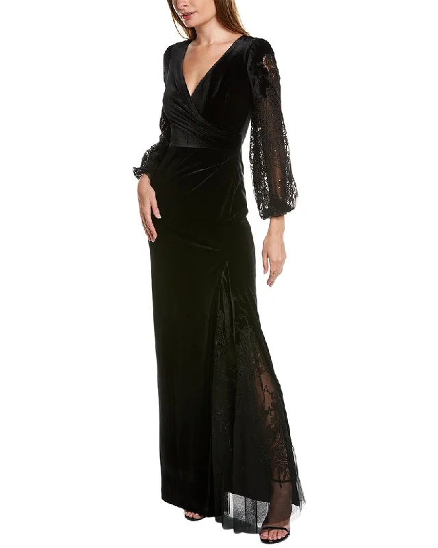Exclusive Access Teri Jon by Rickie Freeman Velvet Gown