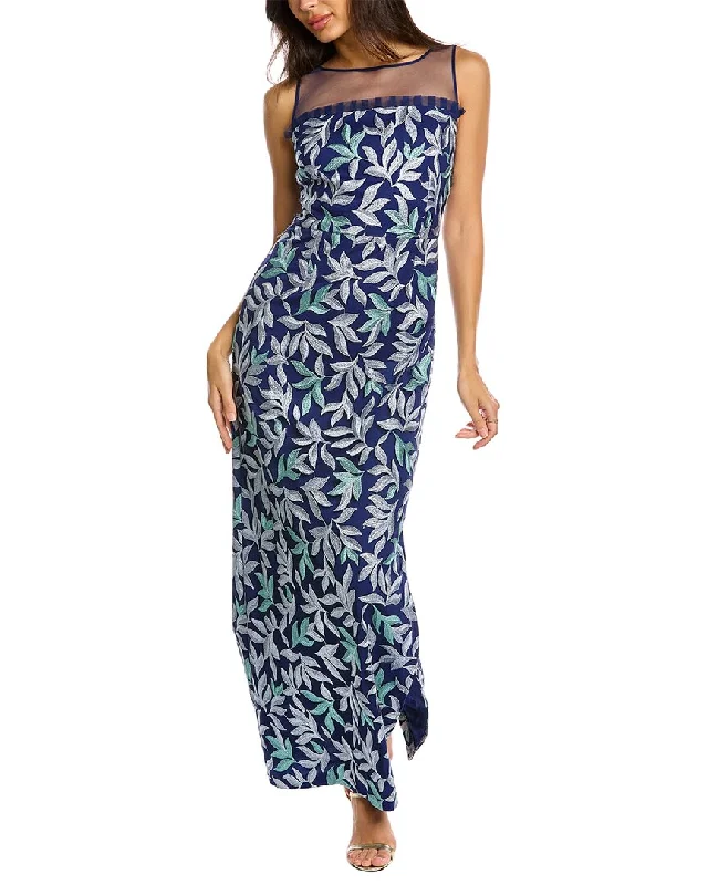 Price Reduction JS Collections Leighton Illusion Gown