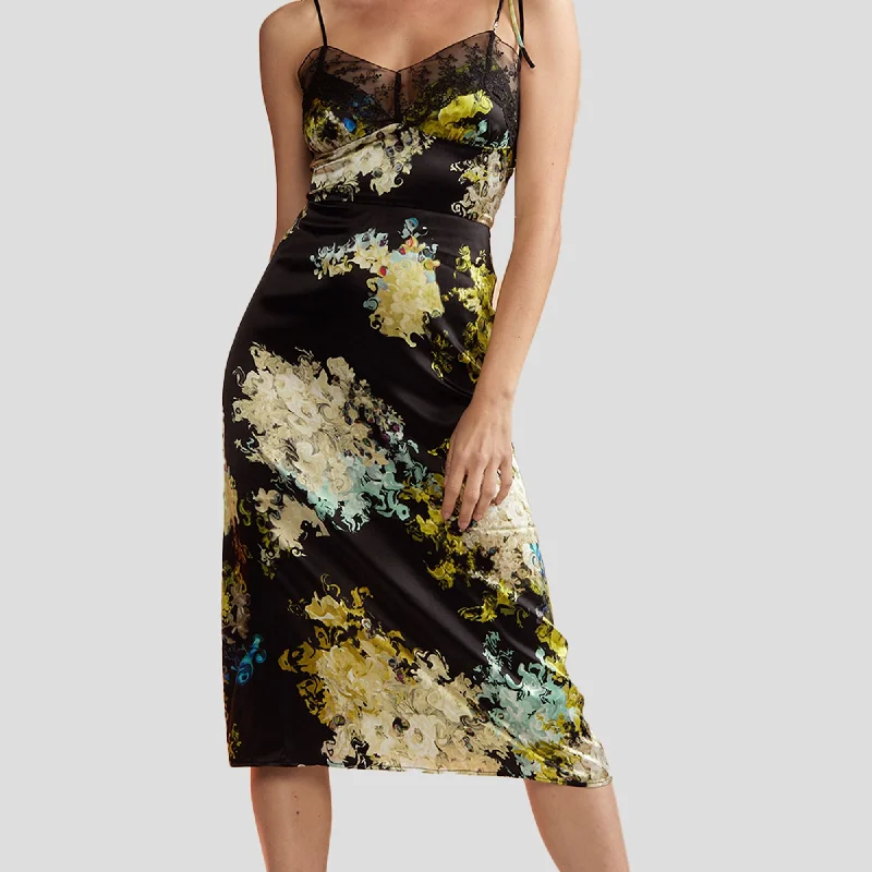 Exclusive Savings PRINTED SLIP DRESS