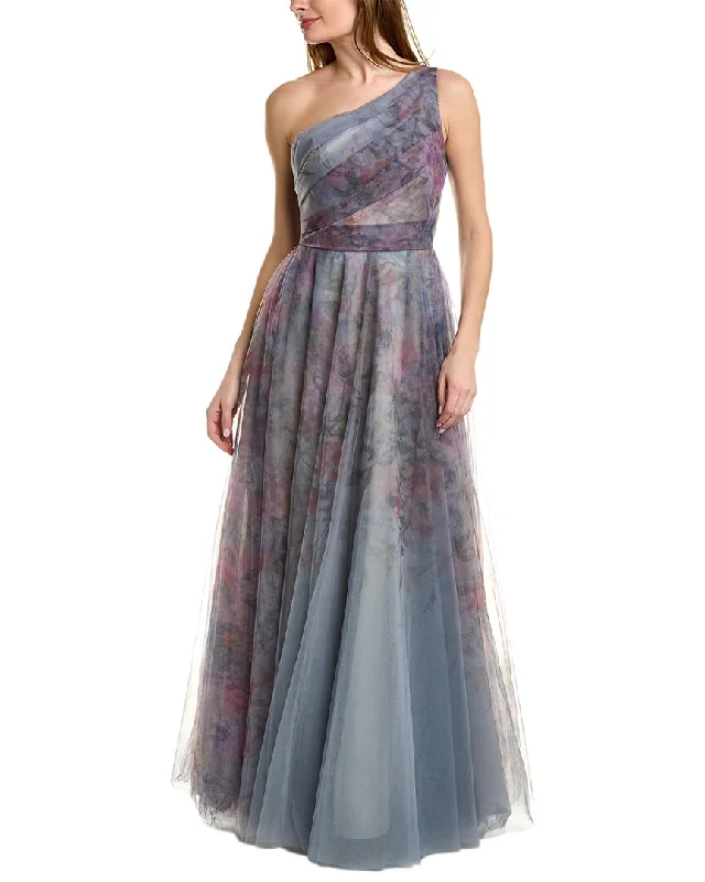 New Arrival Rene Ruiz Strapless Crepe Gown