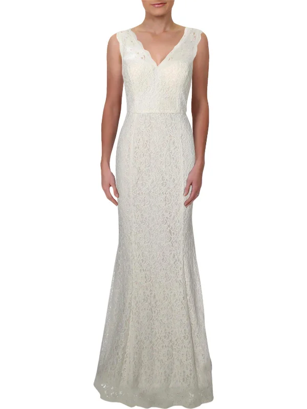 Price Buster Womens Lace Sleeveless Evening Dress