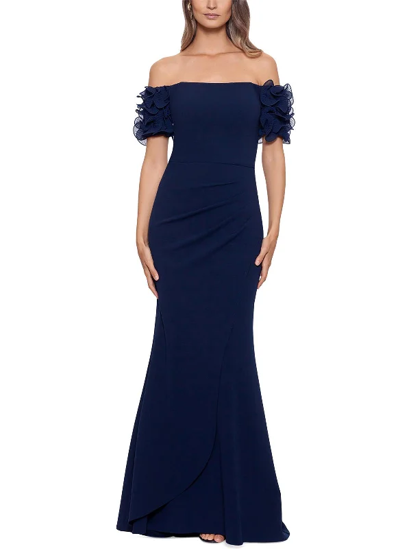 Early Access Womens Off-The-Shoulder Long Evening Dress