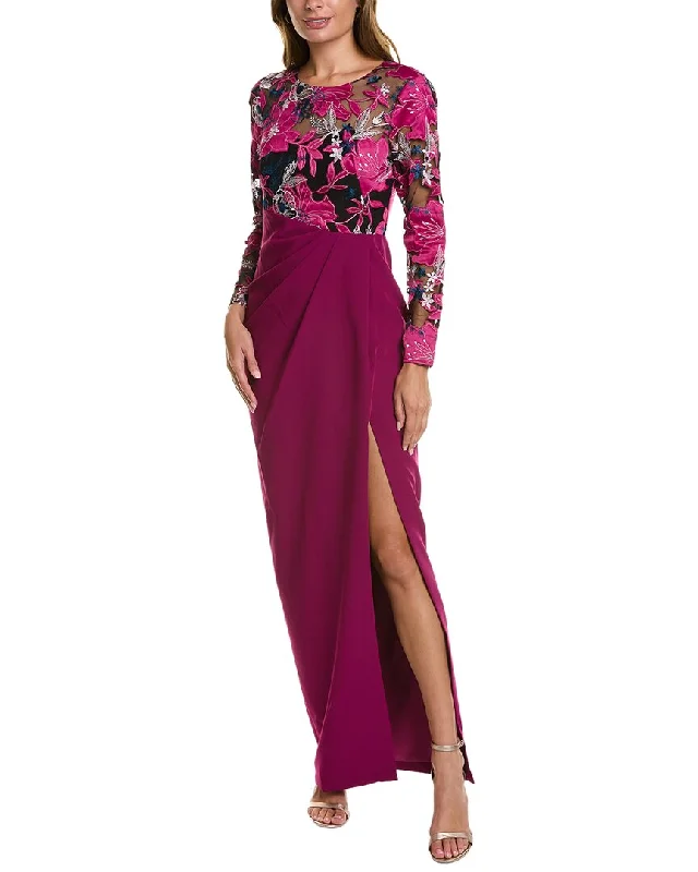 Super Sale Marchesa Notte Embroidered Gown