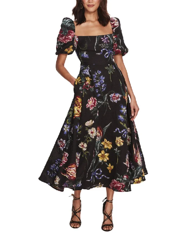 Massive Deals Marchesa Notte Floral Dress