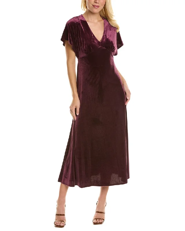 Price Meltdown Taylor Stretch Velvet Maxi Dress