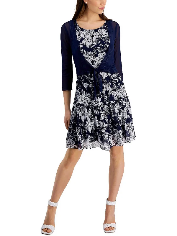 Fantastic Offers Womens 2 PC Tiered Two Piece Dress