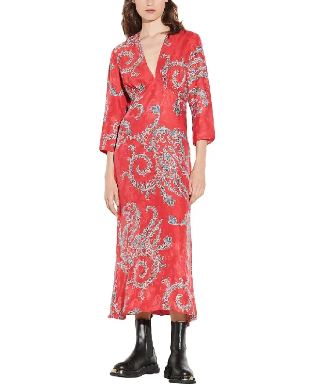 Bonus Savings Sandro Silk-Blend Dress