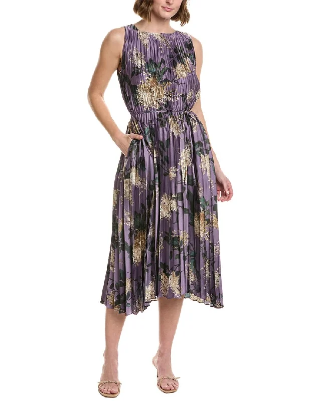Price Rollback Vince Lilac Pleated Midi Dress