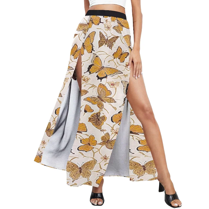 TIME-Limited Offer Women's High Slit Long Beach Dress (S40)