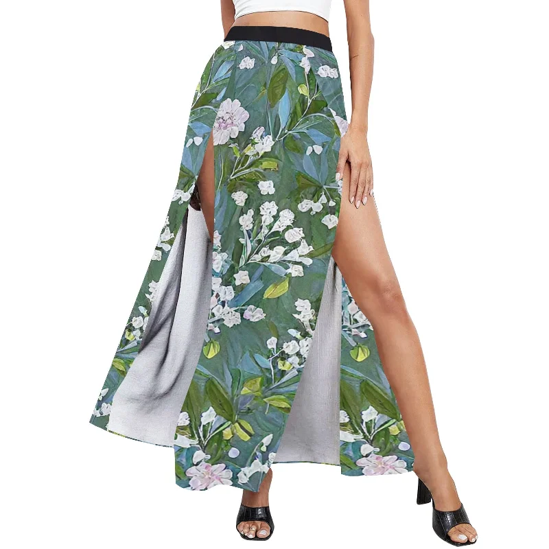 Exclusive Offers Women's High Slit Long Beach Dress (S40)